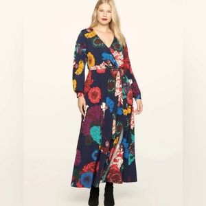 ELOQUII Wrap Maxi Dress